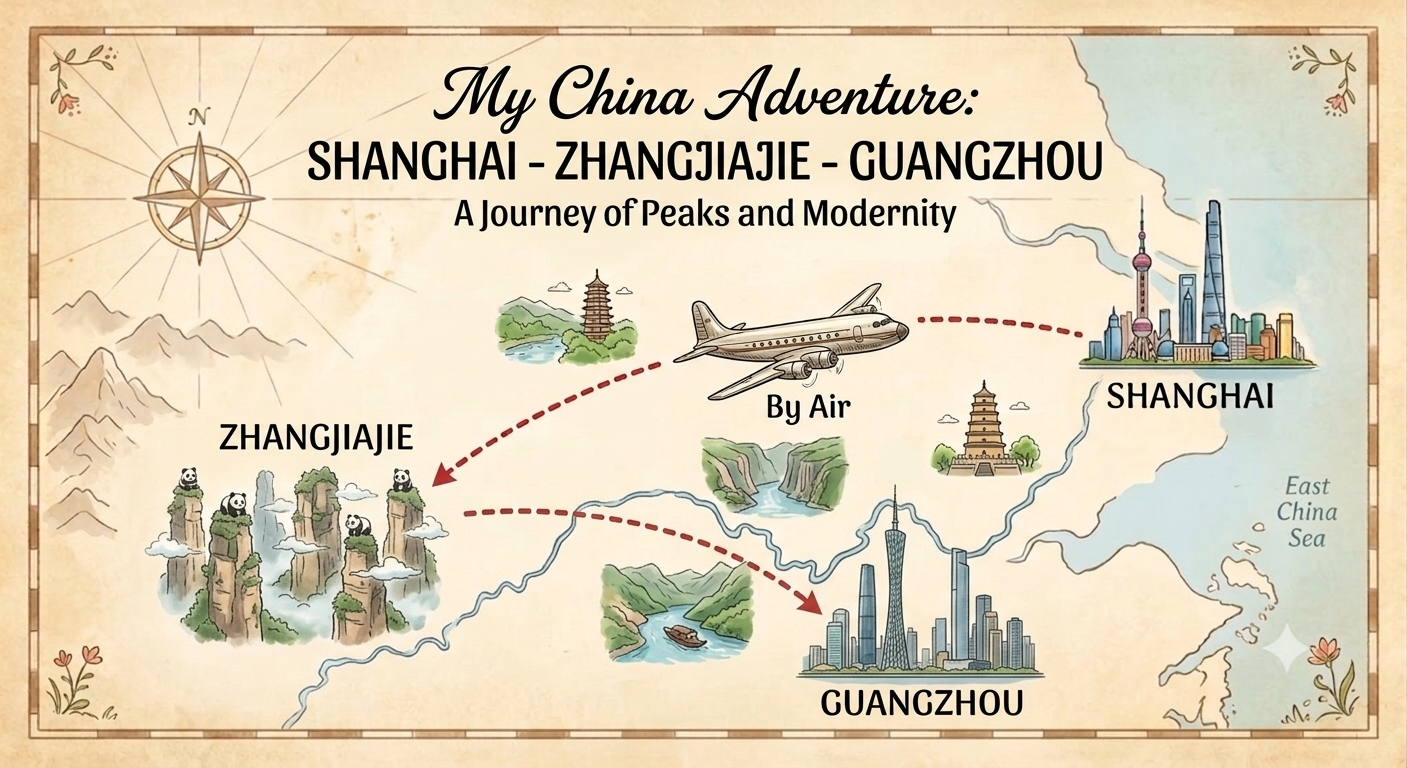 9-Day Shanghai-Zhangjiajie-Guangzhou
