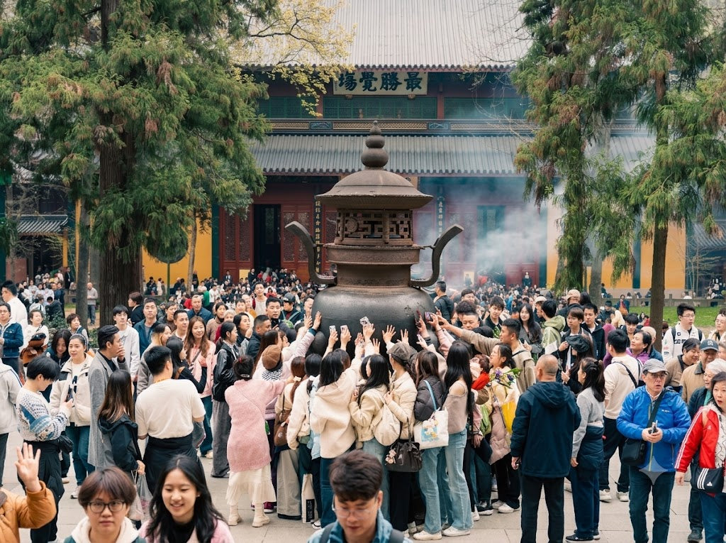 1-Day Shanghai to Hangzhou Lingyin Temple,West Lake Cruise,Leifeng Pagoda,Song Dynasty Tea